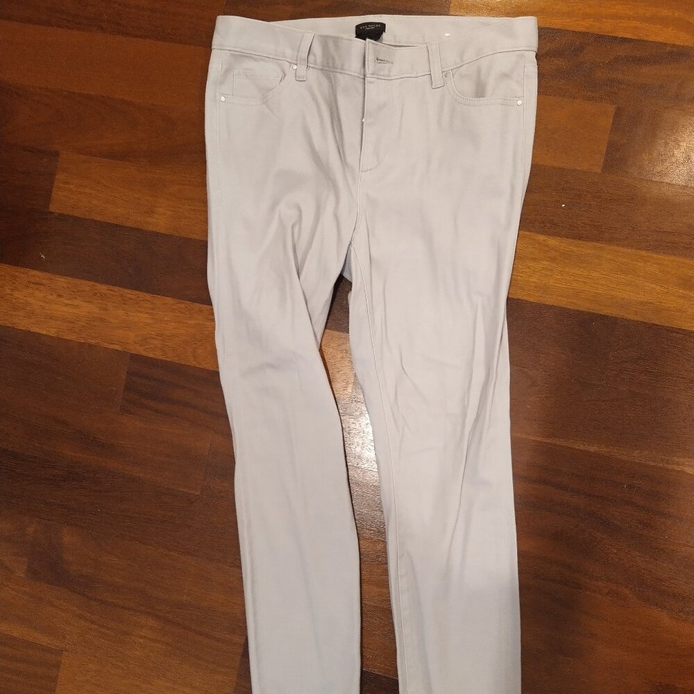 Ann Taylor Factory grey pants stretchy size 8